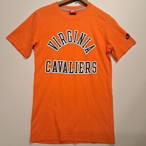 Nike Virginia Cavaliers Orange Short Sleeve T Shirt Mens Small 90s Y2K
